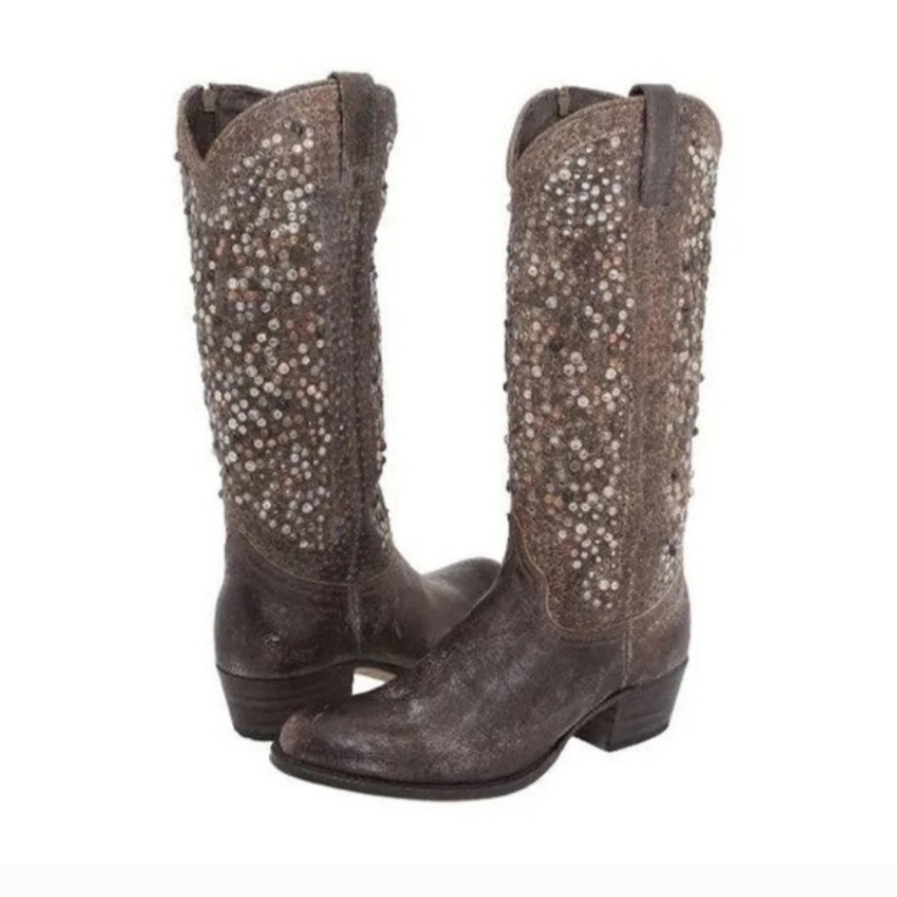 Frye Deborah Studded Boots